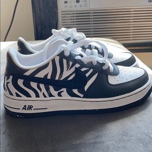 Kid’s Zebra Nike Air Force